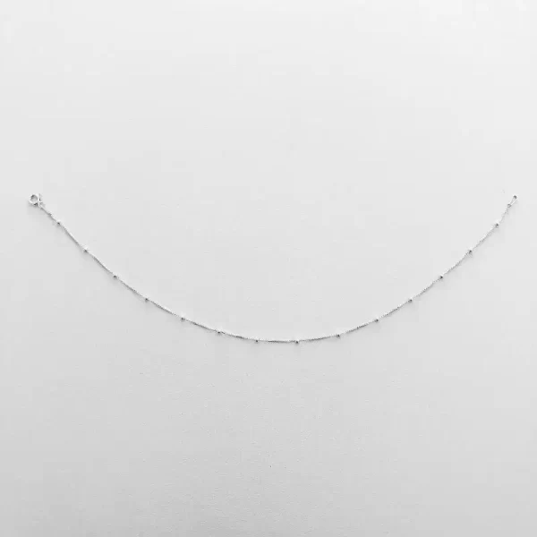 Tornozeleira Gout Veneziana Class 25cm Prata 925