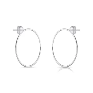 Brinco Gout Argola com Tarracha Prata 925