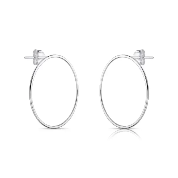 Brinco Gout Argola com Tarracha Prata 925