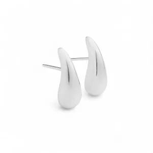 Brinco Gout Gota Liso Prata 925